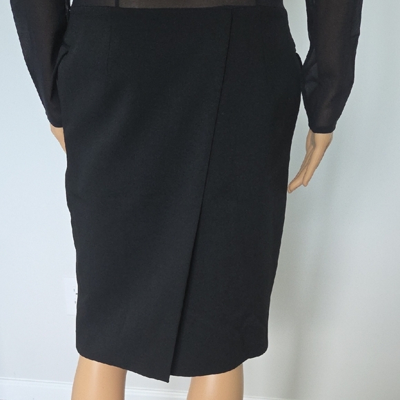 Barbara Bui Black Sheer Sleeve/Back Suit Dress - Picture 5 of 12